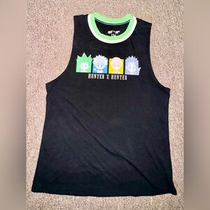 Hot Topic Hunter X Hunter Kids Tank Top - Black and Green